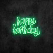 Happy Birthday Neon Sign