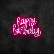 Happy Birthday Neon Sign