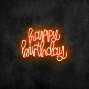 Happy Birthday Neon Sign