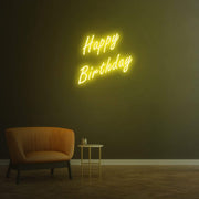 Happy Birthday Neon Sign