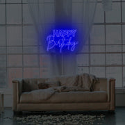 Happy Birthday Neon Sign