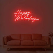 Happy Birthday Neon Sign