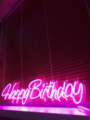 Happy Birthday Neon Sign