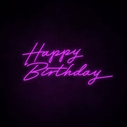 Happy Birthday Neon Sign