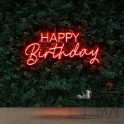 Happy Birthday Neon Sign