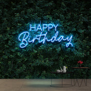 Happy Birthday Neon Sign