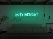 Happy Birthday V2 Neon Sign