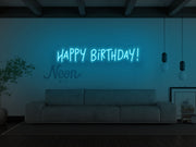 Happy Birthday V2 Neon Sign