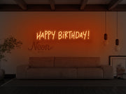 Happy Birthday V2 Neon Sign