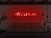 Happy Birthday V2 Neon Sign