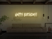 Happy Birthday V2 Neon Sign