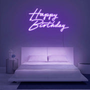 Happy Birthday V3 Neon Sign