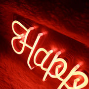 Happy Daze red Neon Sign