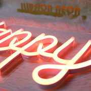 Happy Daze red Neon Sign