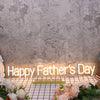 Happy Father's Day Yellow Neon Sign