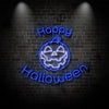 Happy Halloween With Pumpkin Neon Sign