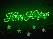 Happy Holidays Neon Sign