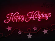 Happy Holidays Neon Sign