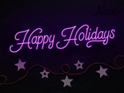 Happy Holidays Neon Sign