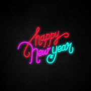 Happy New Year Led Wall Room Neon Sign