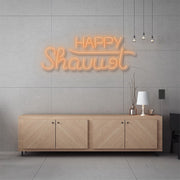 Happy Shavuot Neon Sign