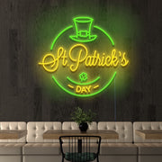 Happy St Patricks Day Neon Sign