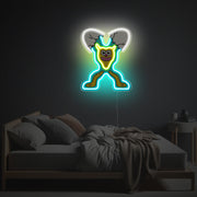 Happy Yolk Man LED Neon Acrylic Artwork