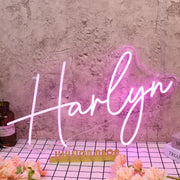 Harlyn Pink Neon Sign