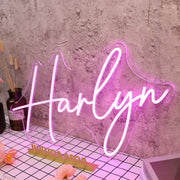 Harlyn Pink Neon Sign