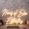 Haus Of Skn Esthetics Yellow Neon Sign