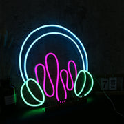 Headphone With Music Neon Sign