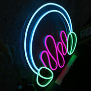 Headphone With Music Neon Sign