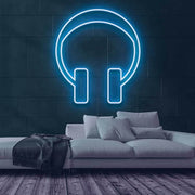 Headphones Neon Sign