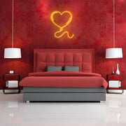 Heart Balloon Neon Sign