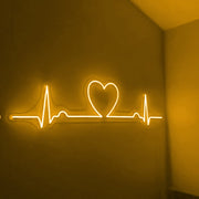 Heart Beat Neon Sign