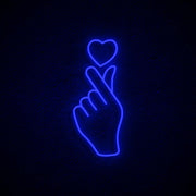 Heart Hand Neon Sign