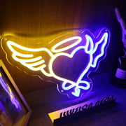 Heart Of Angels And Devils Neon Sign