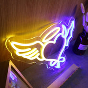 Heart Of Angels And Devils Neon Sign