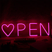 Heart Open Neon Sign