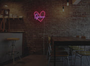 Heart Open Neon Sign