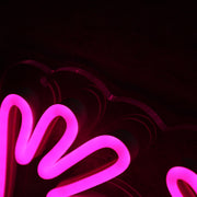 Heart Shape With Two Hands Custom Neon Sign