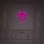 Heart With Crown LED Neon Sign