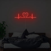 Heartbeat Neon Sign