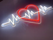 Heartbeat Neon Sign