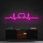 Heartbeat Neon Sign