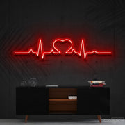 Heartbeat Neon Sign