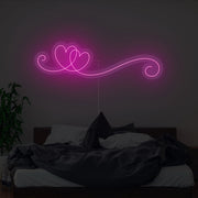 Hearts Neon Sign