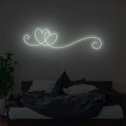 Hearts Neon Sign