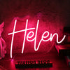 Helen Red Neon Sign