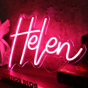 Helen Red Neon Sign